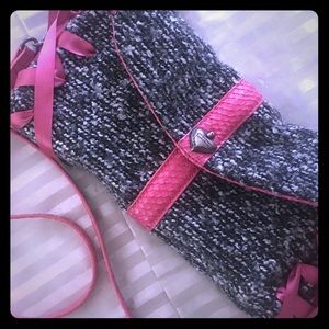 Princess Vera Wang Crossbody Tweed Purse